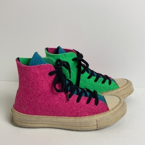 Converse x JW Anderson Chuck 70 Hi Felt Women’s Sz 6 Streetwear Unique Punk Y2K - Picture 4 of 16